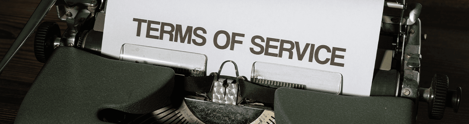 Terms of Service Banner